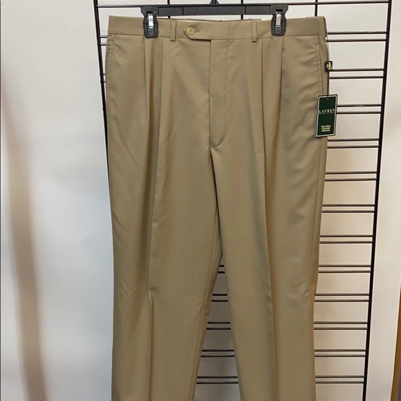 Lauren Ralph Lauren 34x32 NWT tan pants - Picture 3 of 5